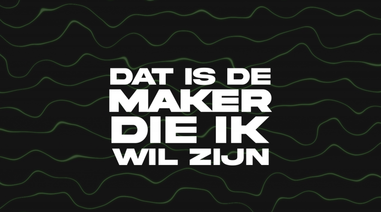 Dat is de maker die ik wil zijn.